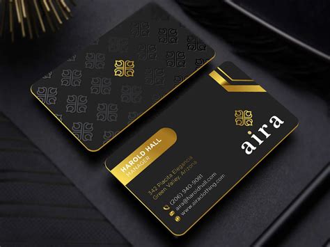 luxury minimal business card.